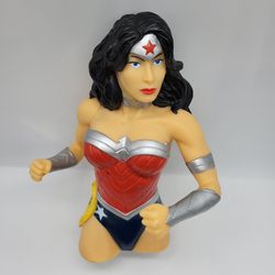 Piggy Bank Wonder Woman Action Figure Bust Bank Thumbnail