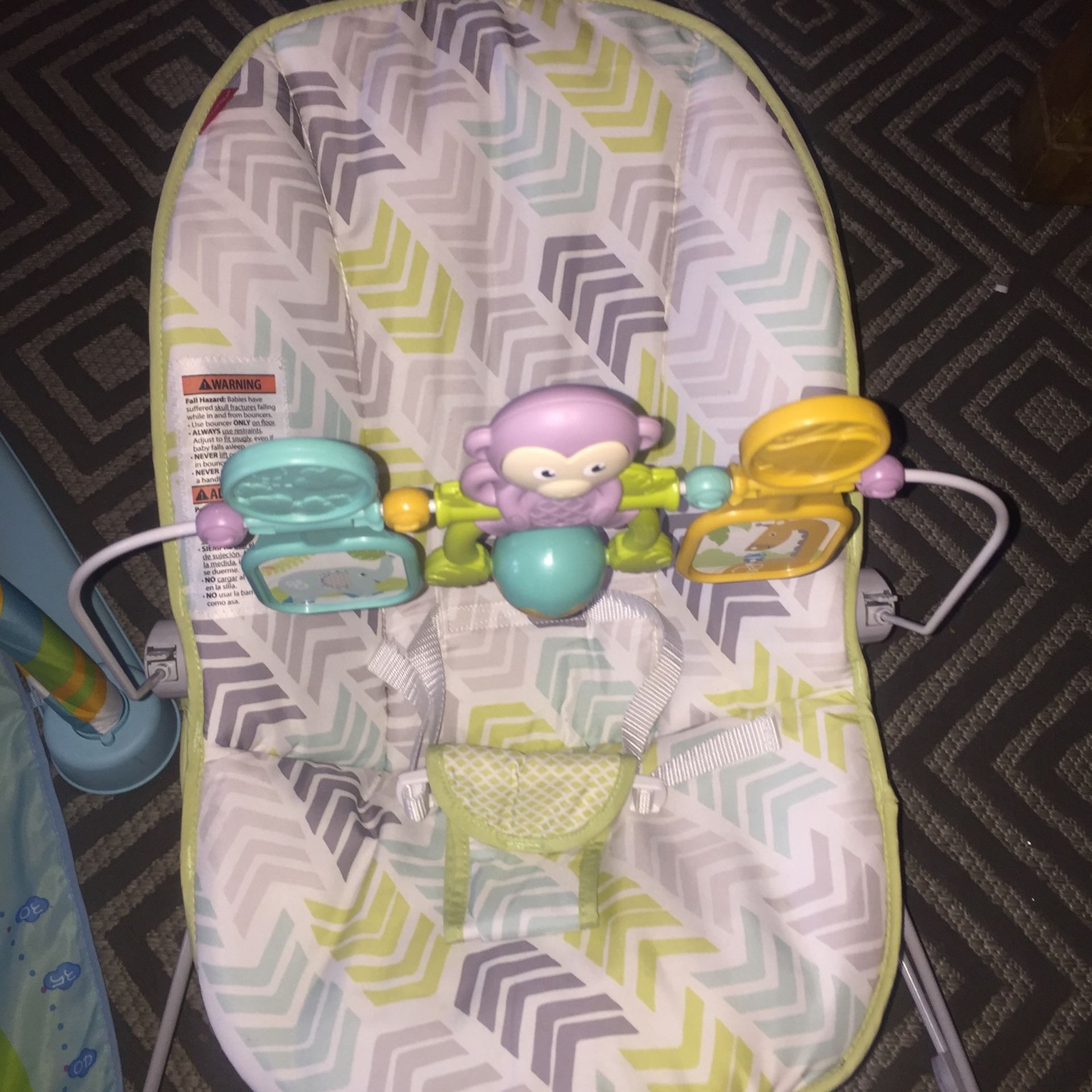 Baby Bouncer And Baby Tummy Kick & Play