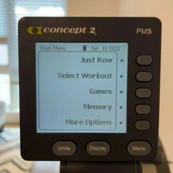 Concept 2 Model D Rower Machince PM5 Monitor  Thumbnail
