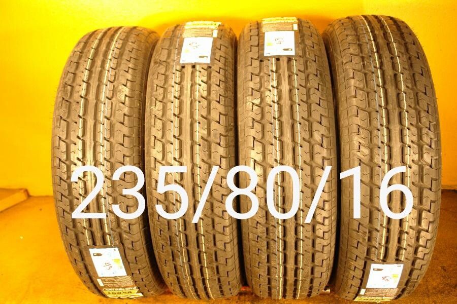 4 New Tires For Sale 235/80/16 ST Trailer