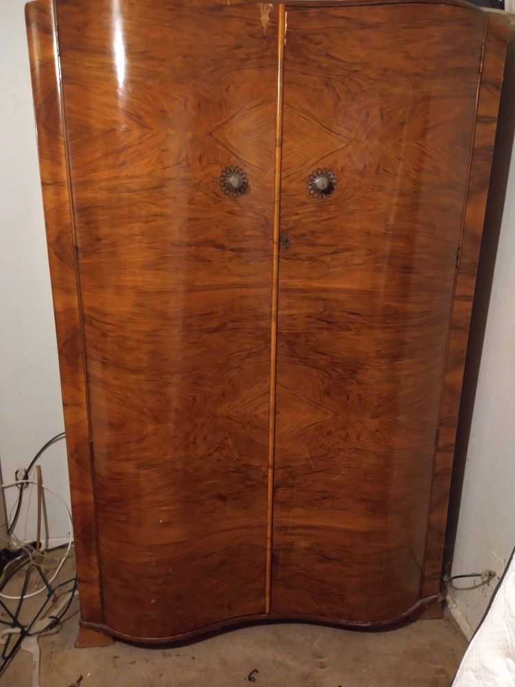 Vintage Wardrobe Armoire Ncc1969 Oak