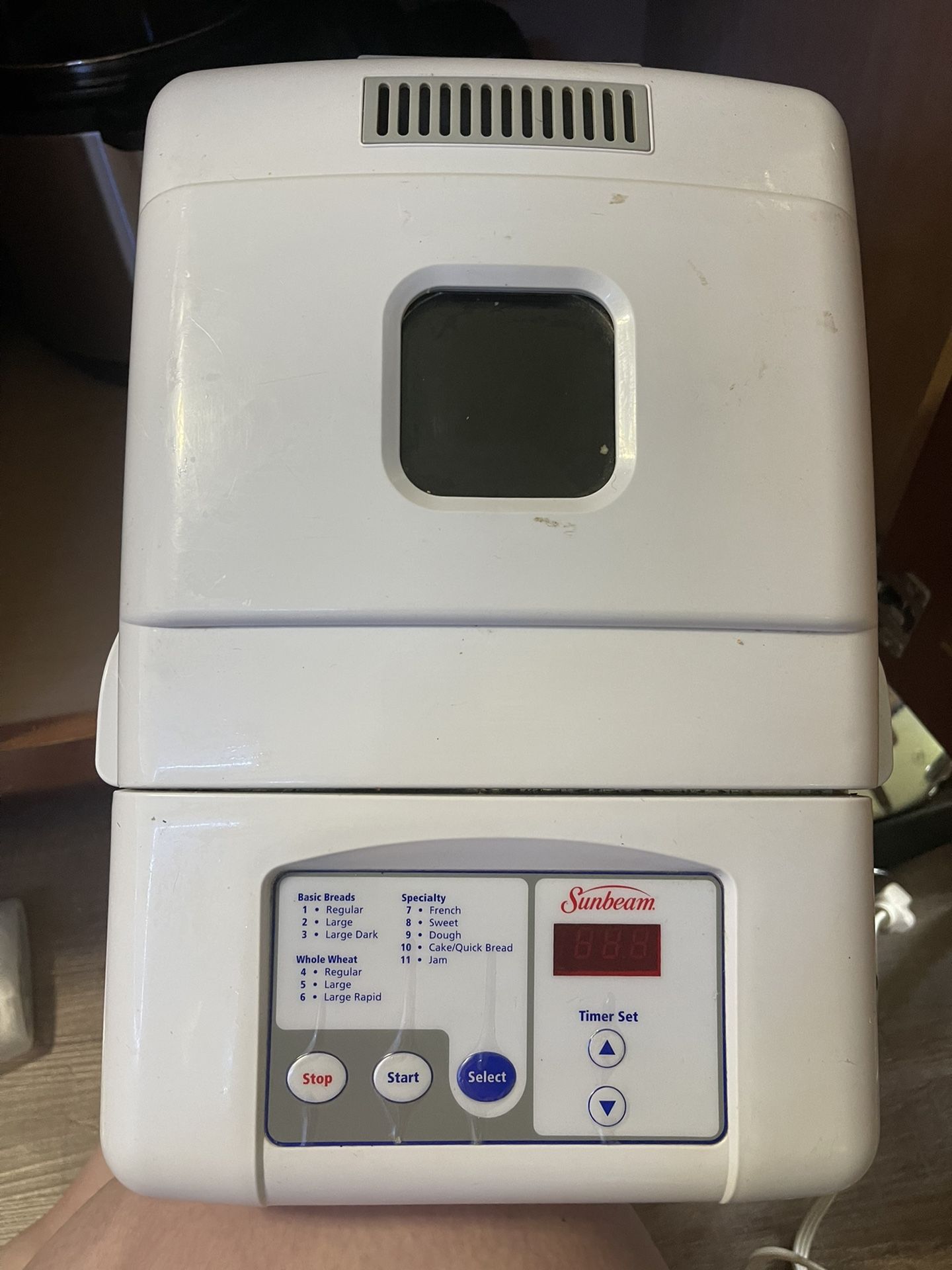 Used Sunbeam Bread Maker