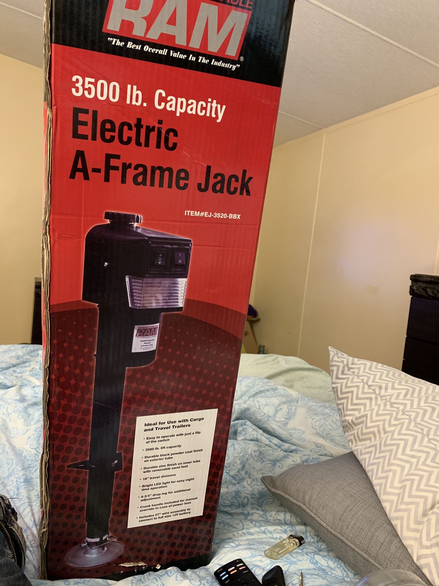 TRAILER: A-Frame Jack 3500 lbs Capacity