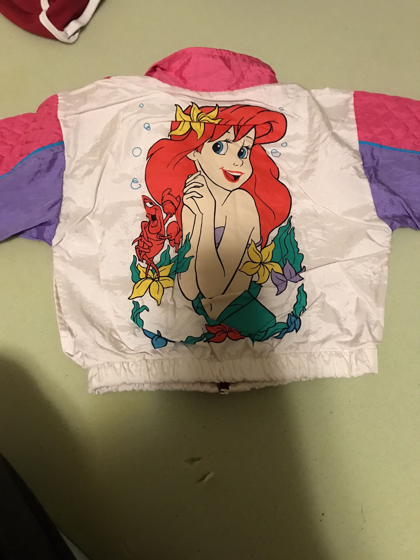 Vintage little mermaid Windbreaker Jacket 3T