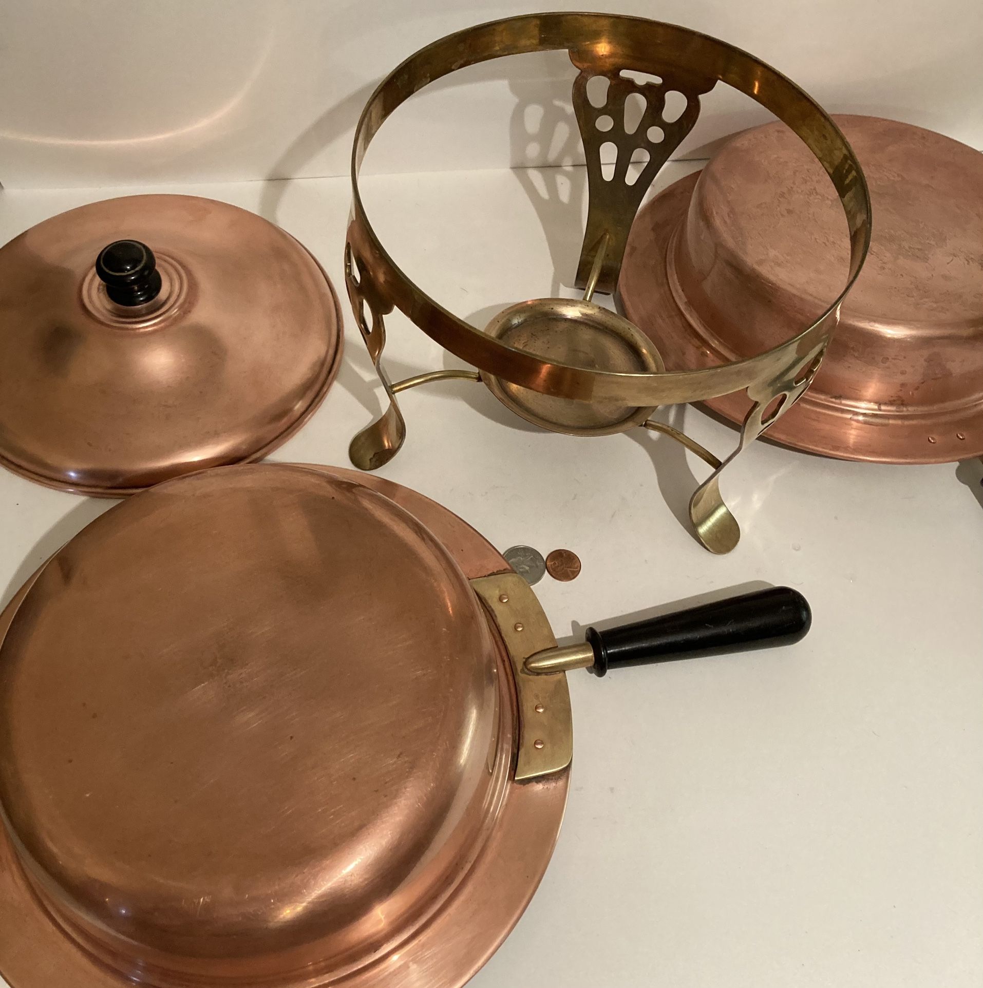 Vintage Copper Chafing Dish