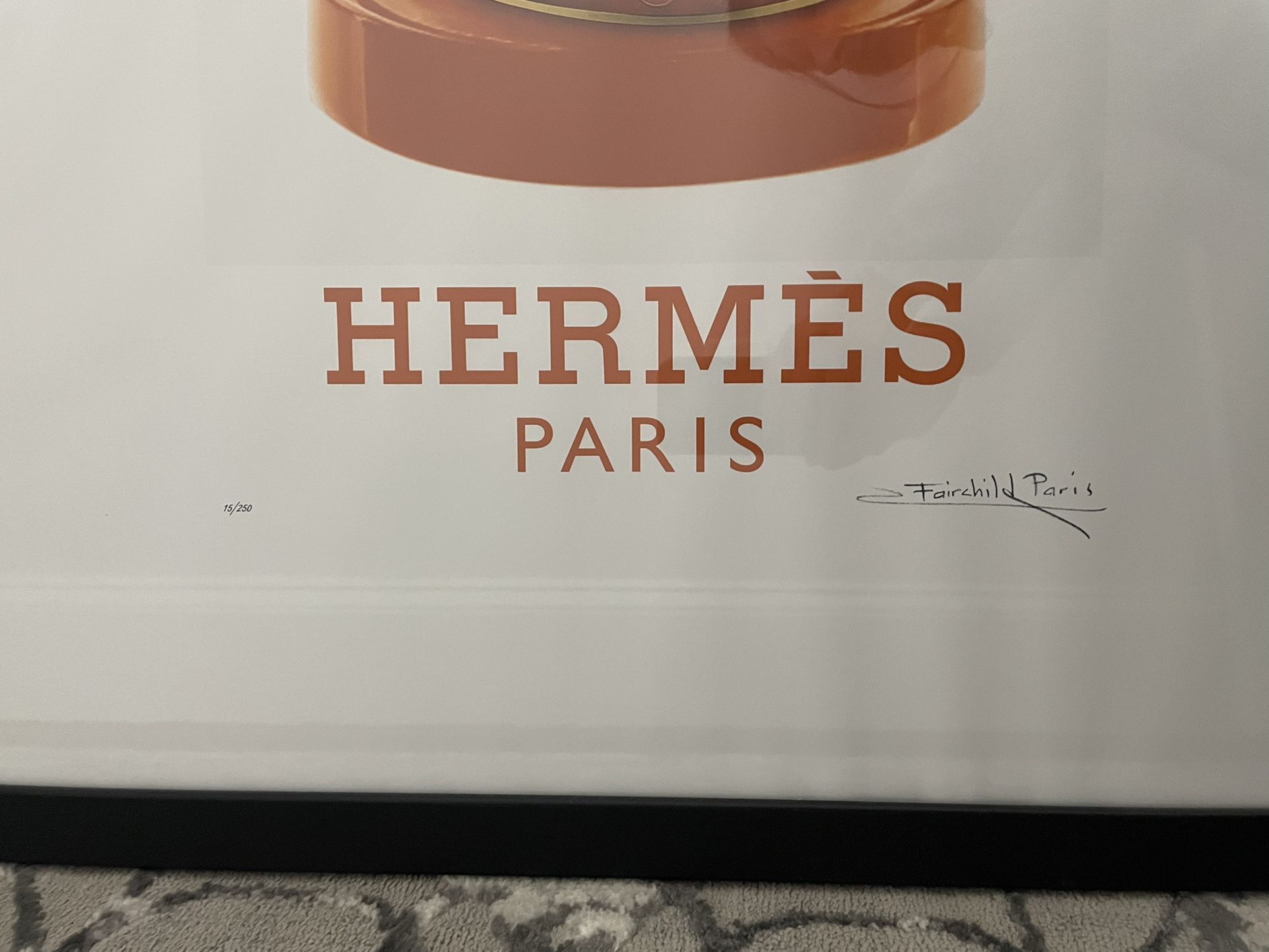 Hermes Fairchild Paris Framed Picture