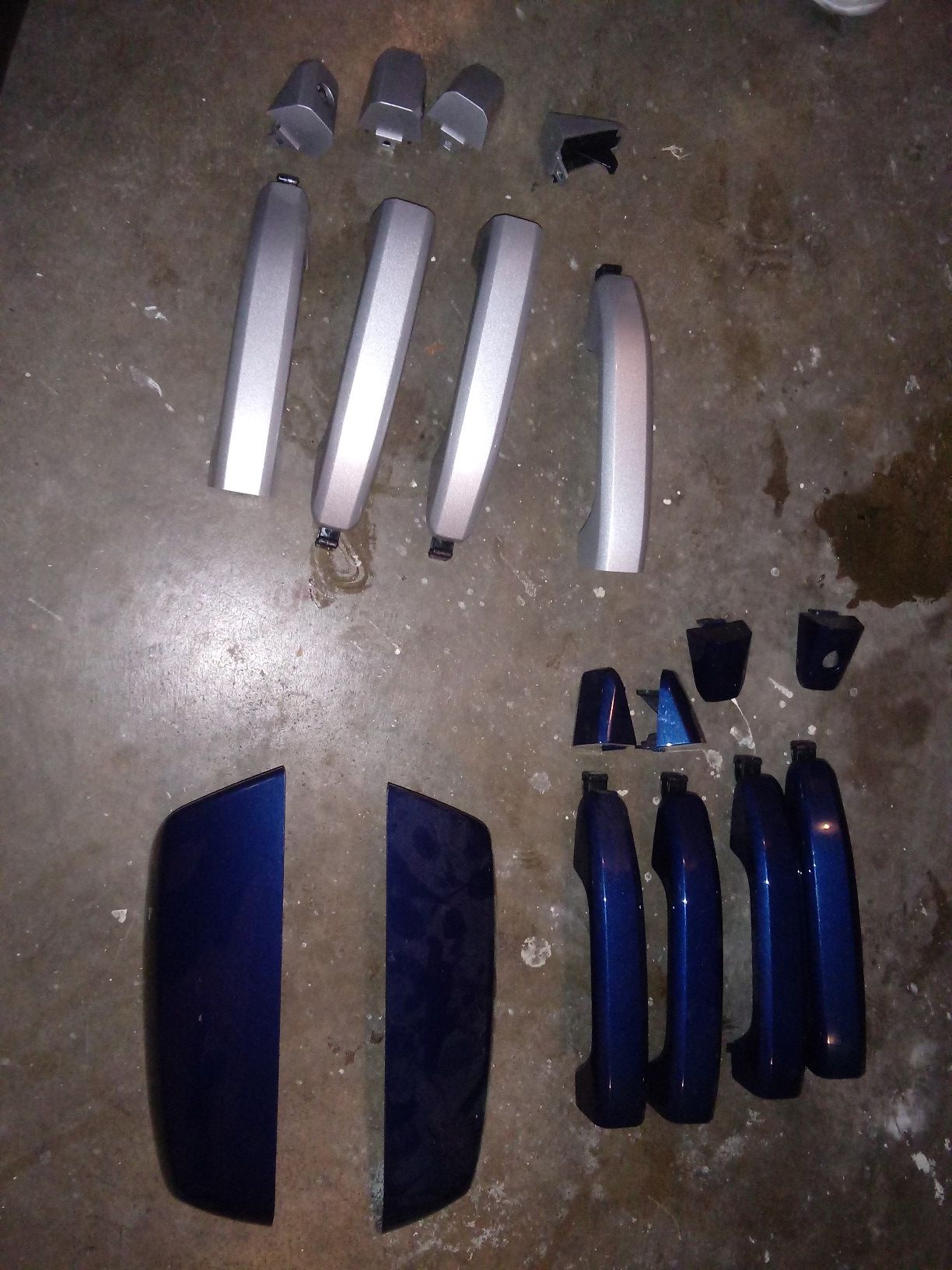 15 -18 silverado door handle mirror caps