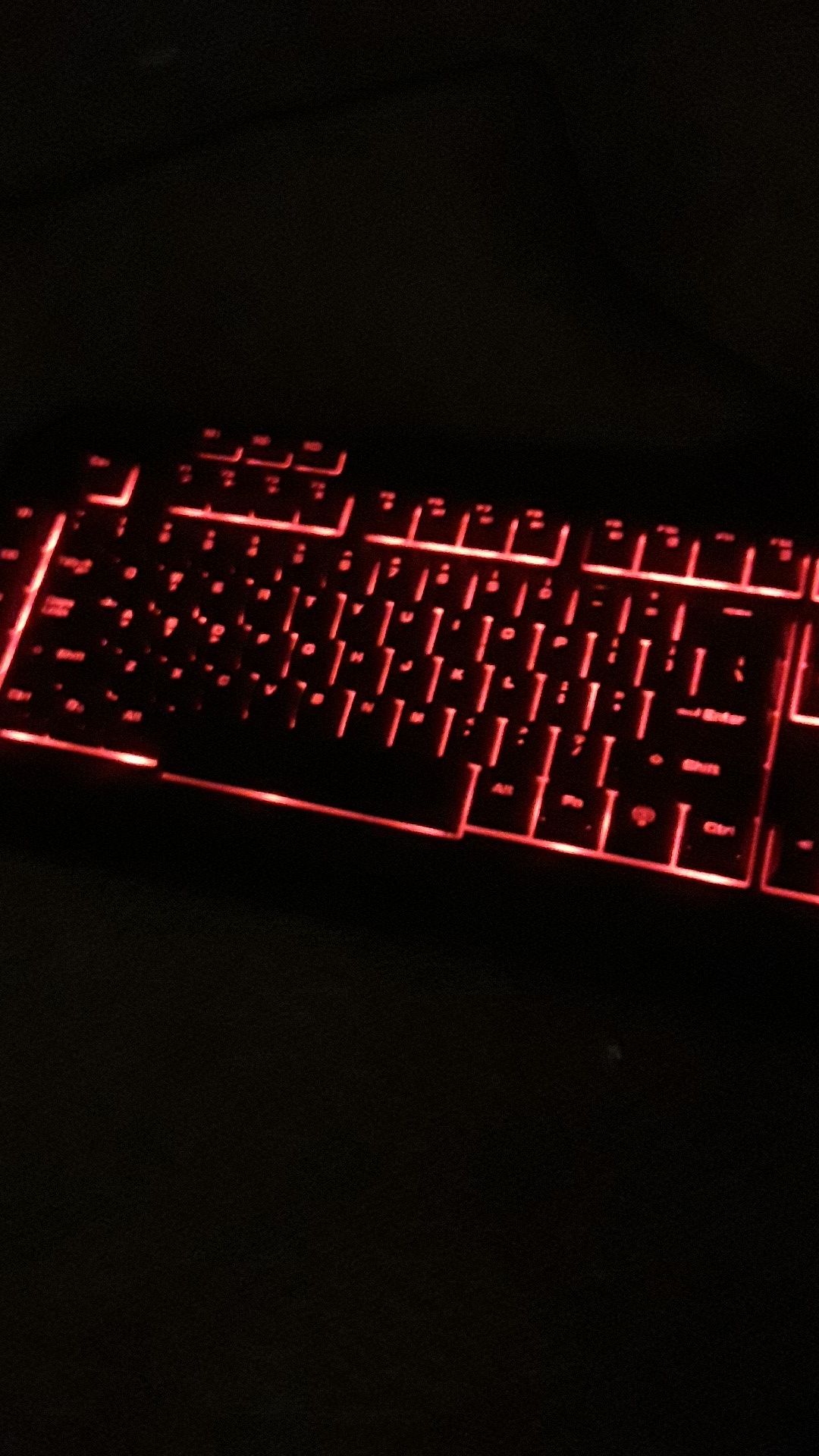 Black web gaming keyboard
