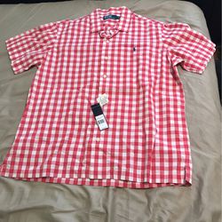 Polo By Ralph Lauren Plaid Shirt Size L New With Tags Thumbnail