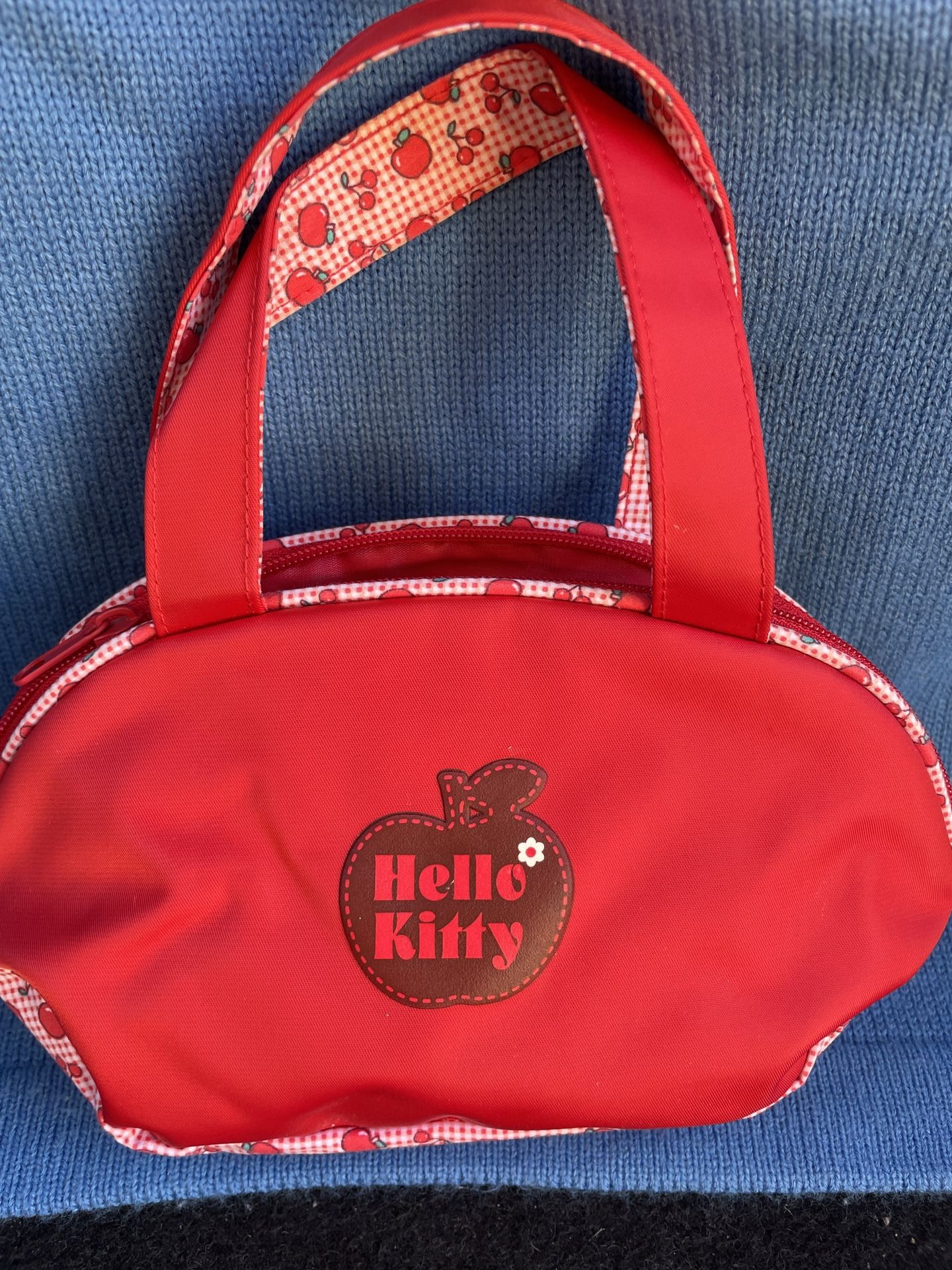 Vintage 2007 Sanrio Hello Kitty Red Apples Purse