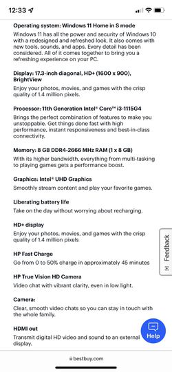 HP laptop  Thumbnail