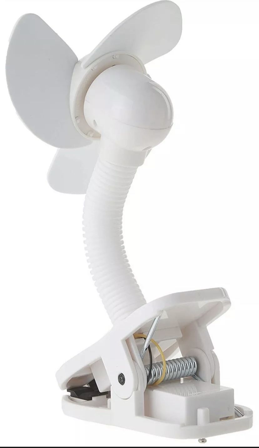 Dream Baby Stroller Buddy Clip-On Fan (White)