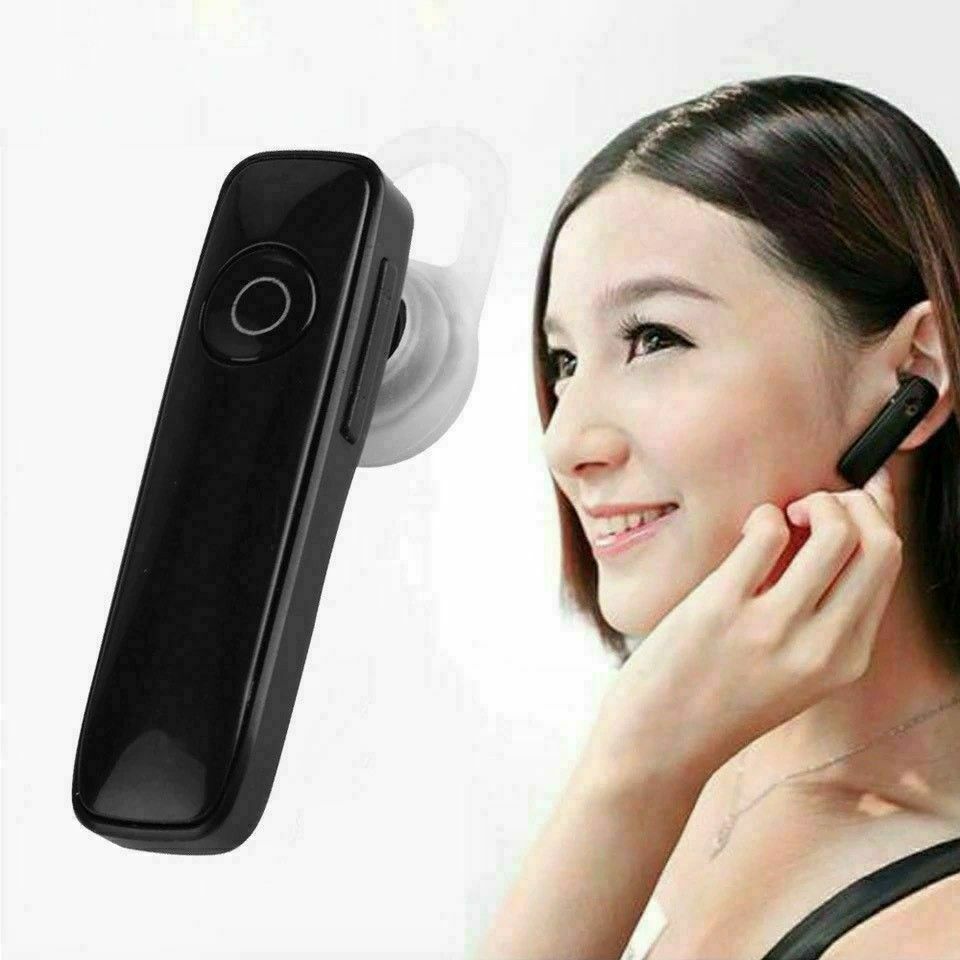 Bluetooth 4.1 Headset Wireless in-ear Stereo Headphones Handfree Earphone Earbud Color White