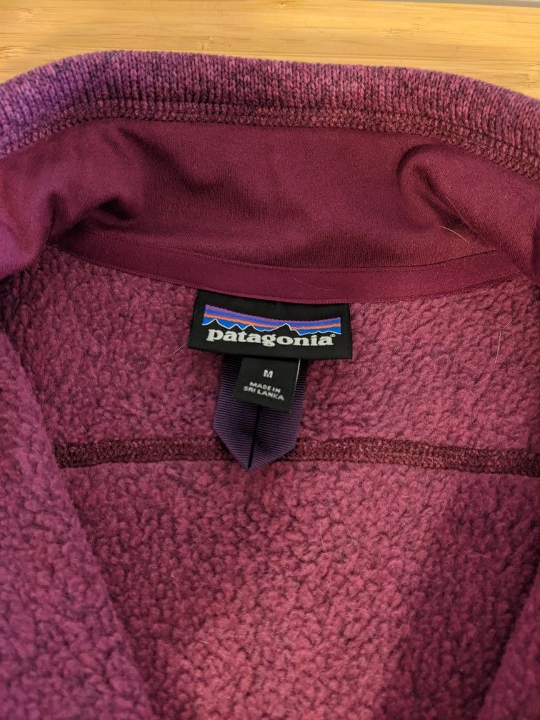 Patagonia Better Sweater Women's Vest Medium Violet Red.