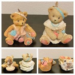 Cherished Teddies Collectibles ~ Lot of 13 PLUS Blocks Display Stand ~ NO BOXES Thumbnail