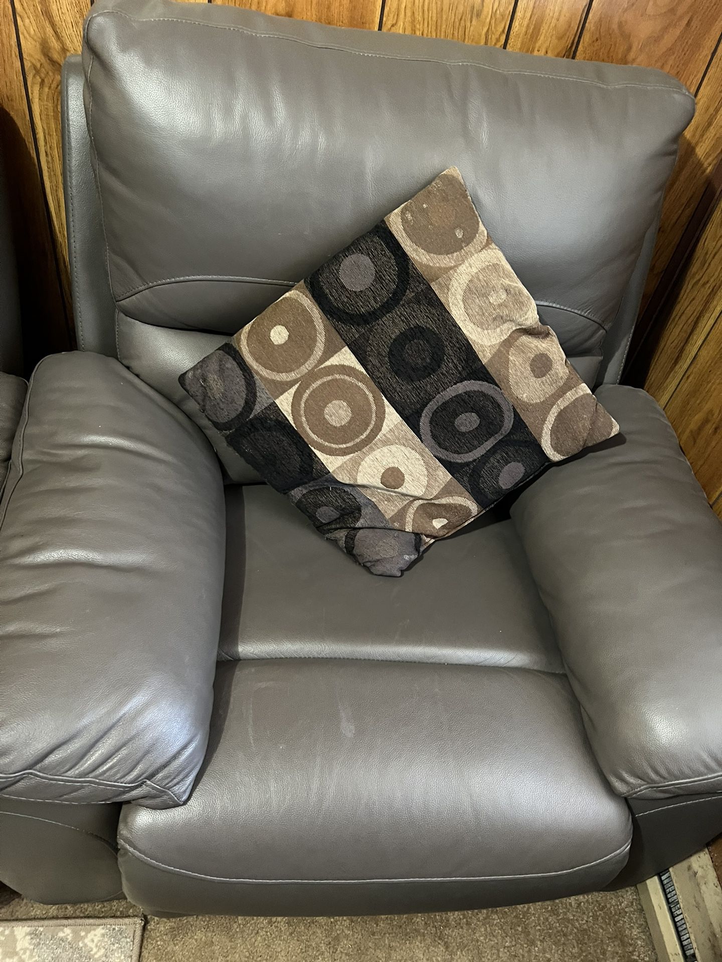 Orignal Leather Sofa Set Include Table Set 