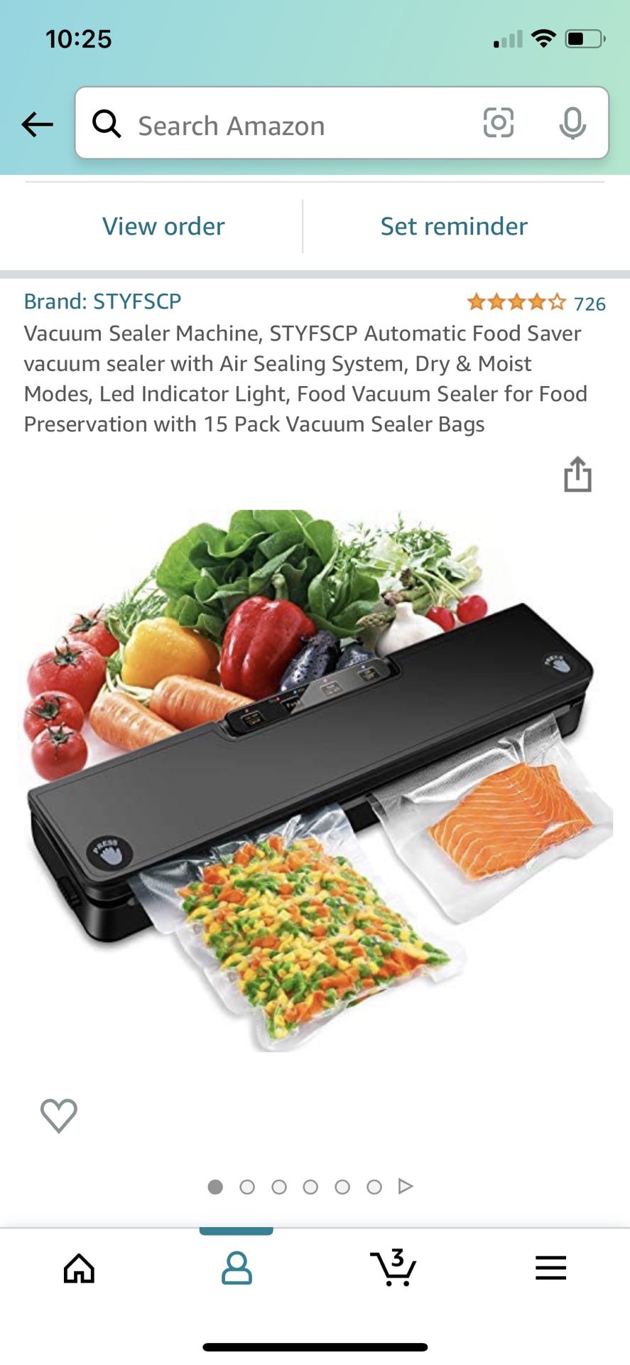 Food Vacuum Sealer + Bags/ Vacuum Seal Rolls