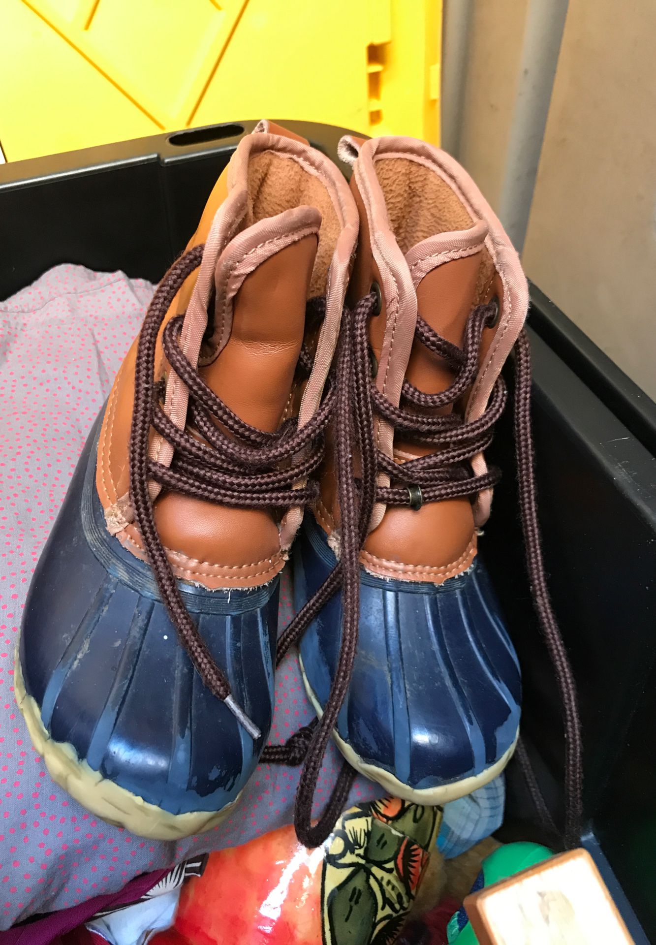 Size 12 boys rain boots