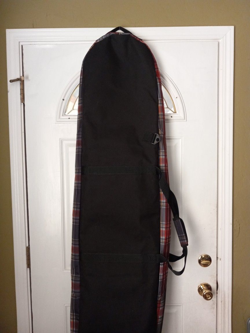 Burton Red Plaid 156cm Snowboard Bag