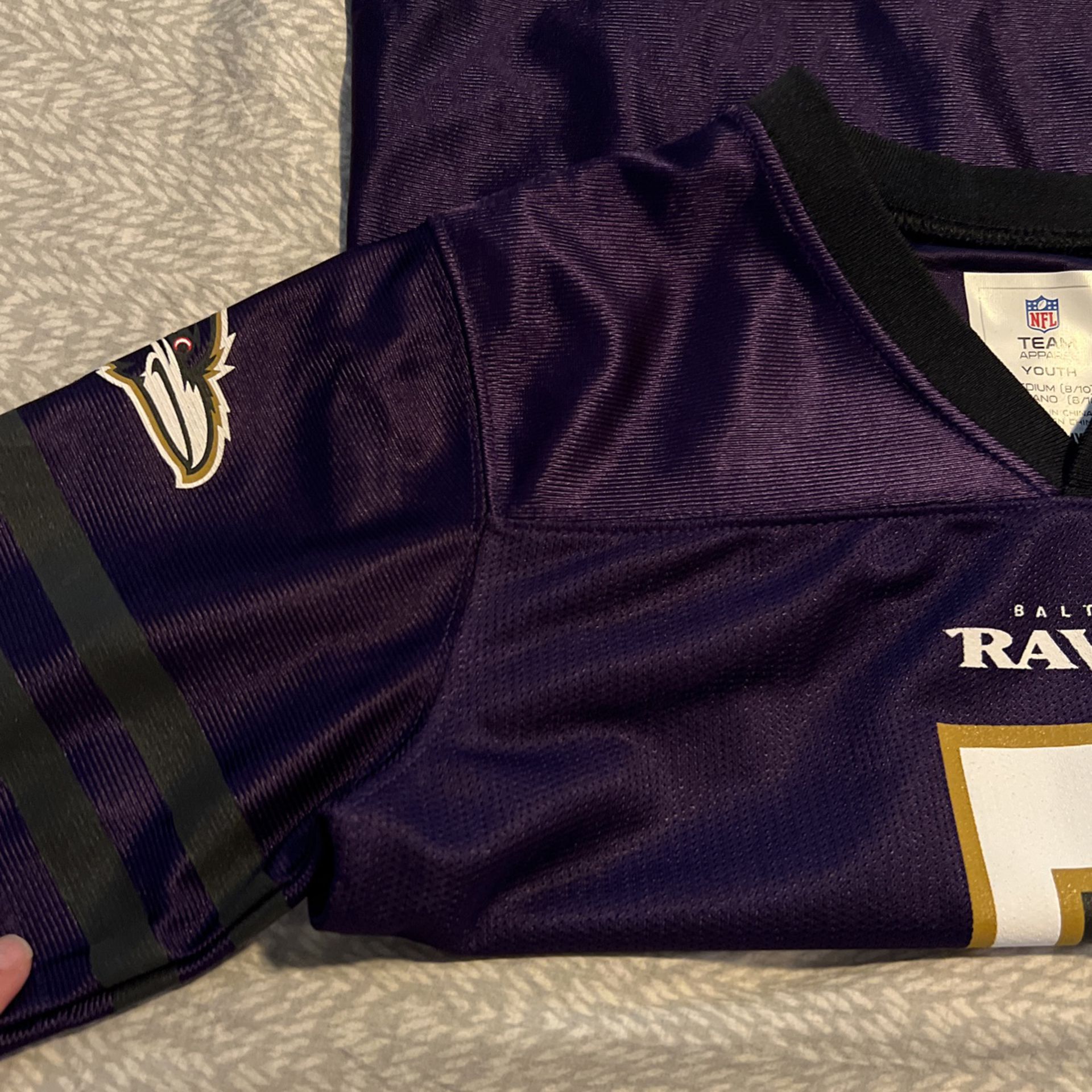 Raven’s Jersey Brand New Youth 8/10 NFL Authentic 