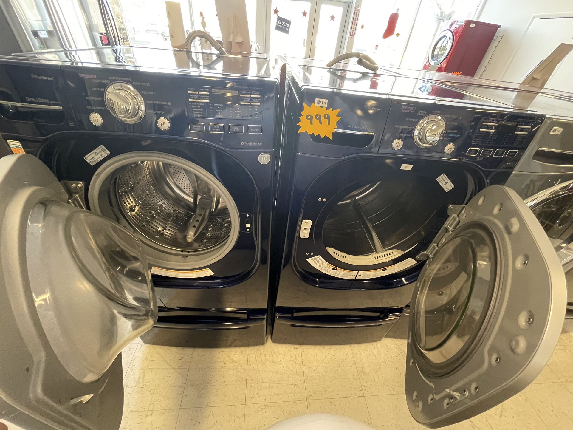 LG Front Load Washer And Electric Dryer Set With 90days Warranty