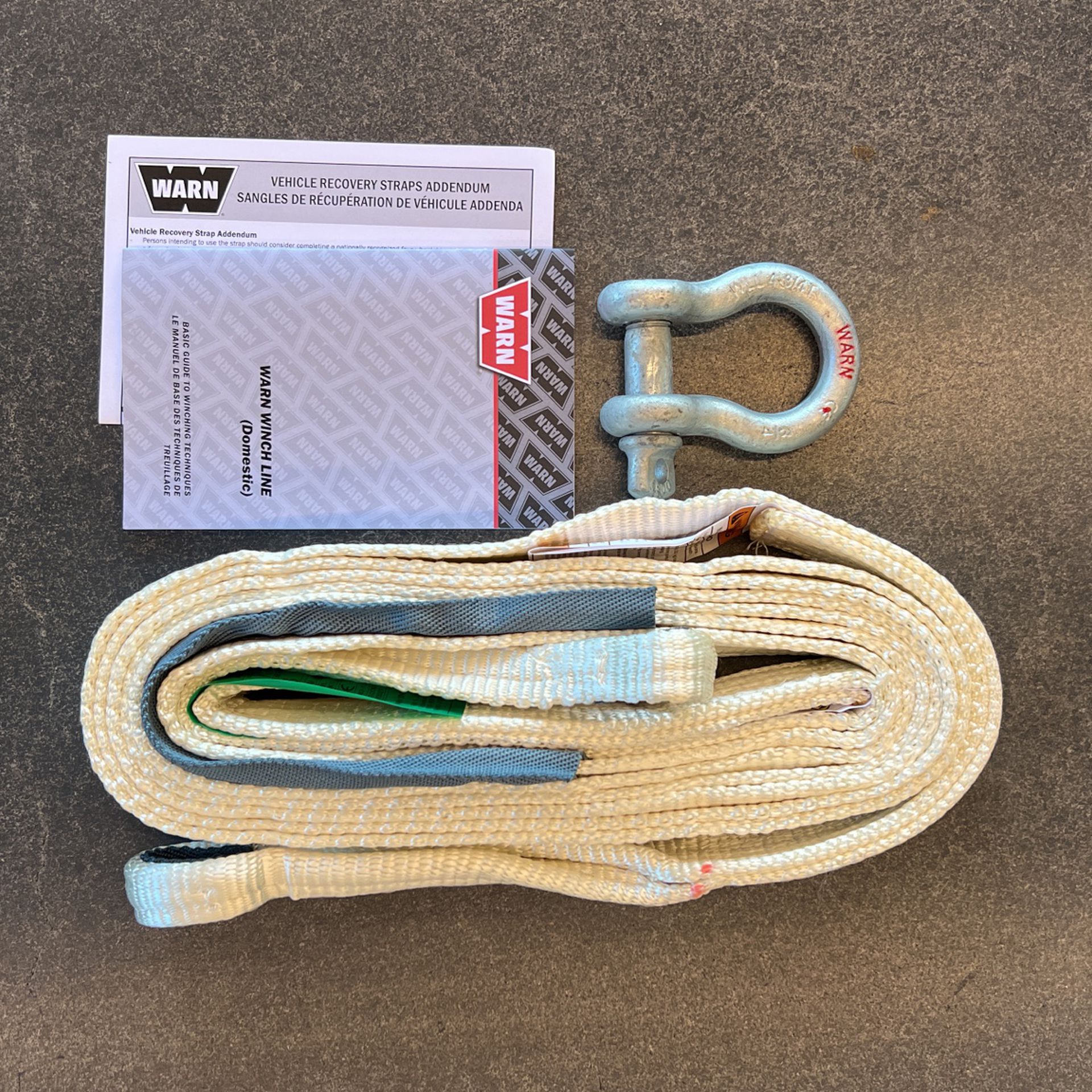 Warn Vehicle Recovery Straps (Winch Straps)