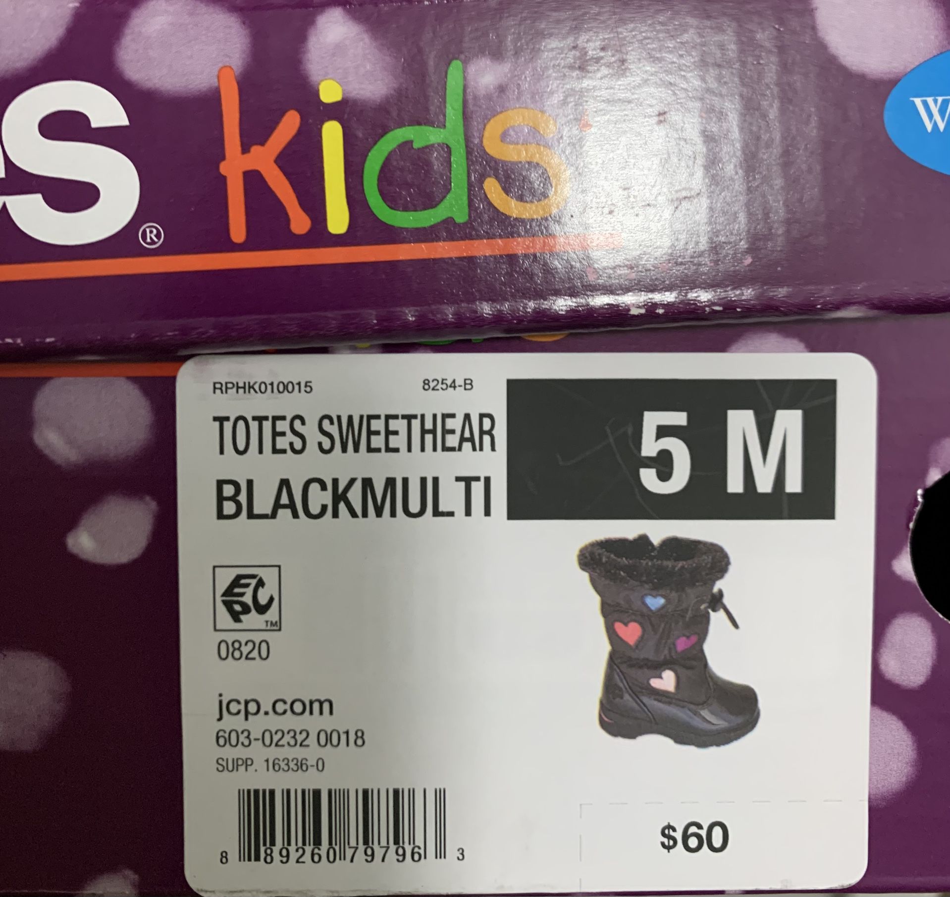 Baby Toddler Snow Boots Size 5