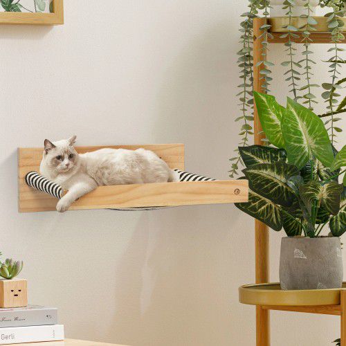 1/11

Wall-Mounted Cat Hammock, Cat Shelf  