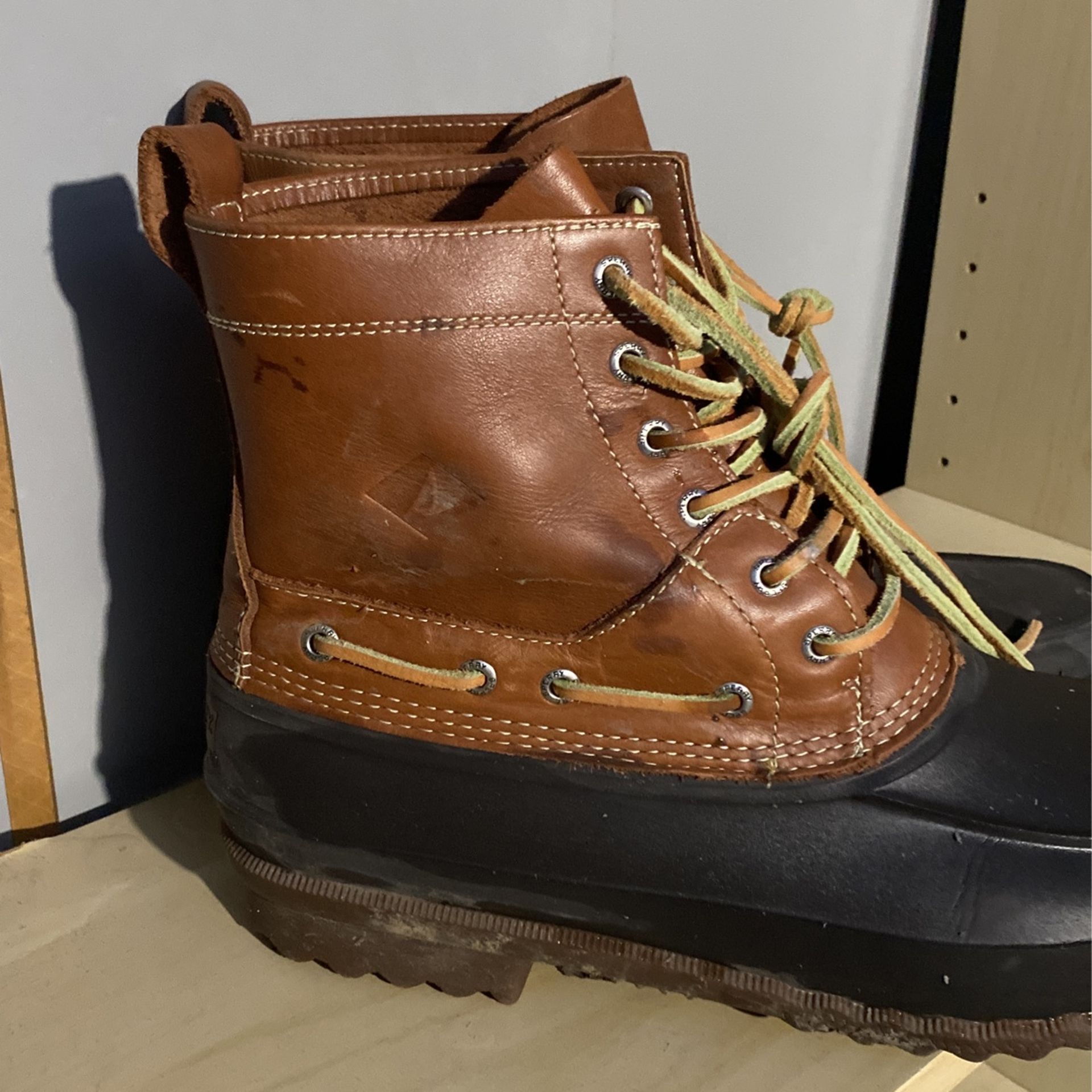 SPERRY leather duck boots