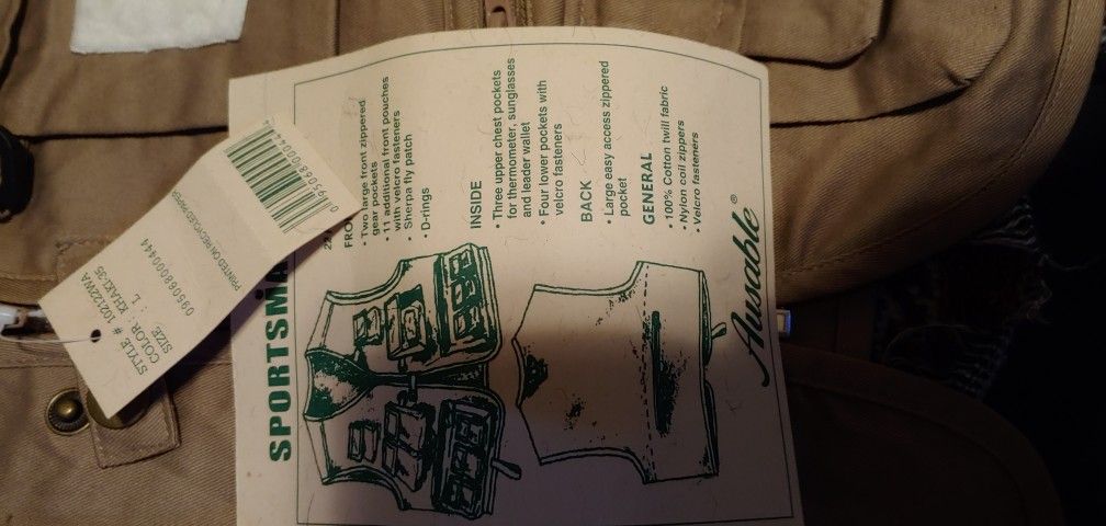 New Fishing Vest