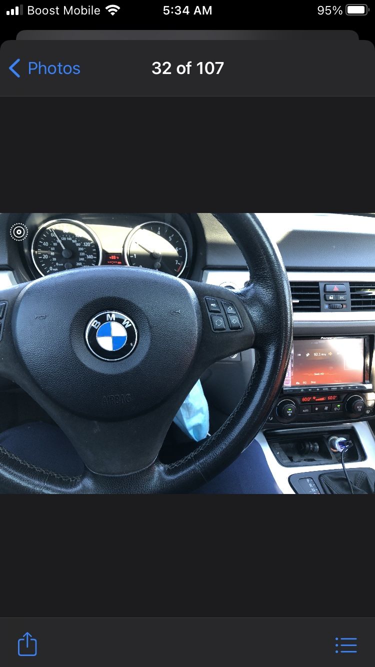 Bmw 300i (2006) Blue With Tents