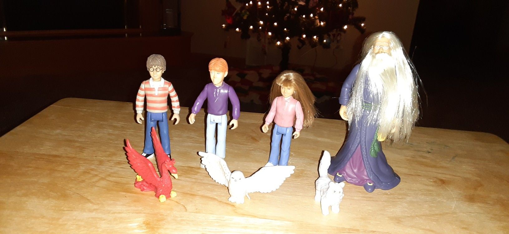 Vintage~Set of 7 Harry Potter Figures