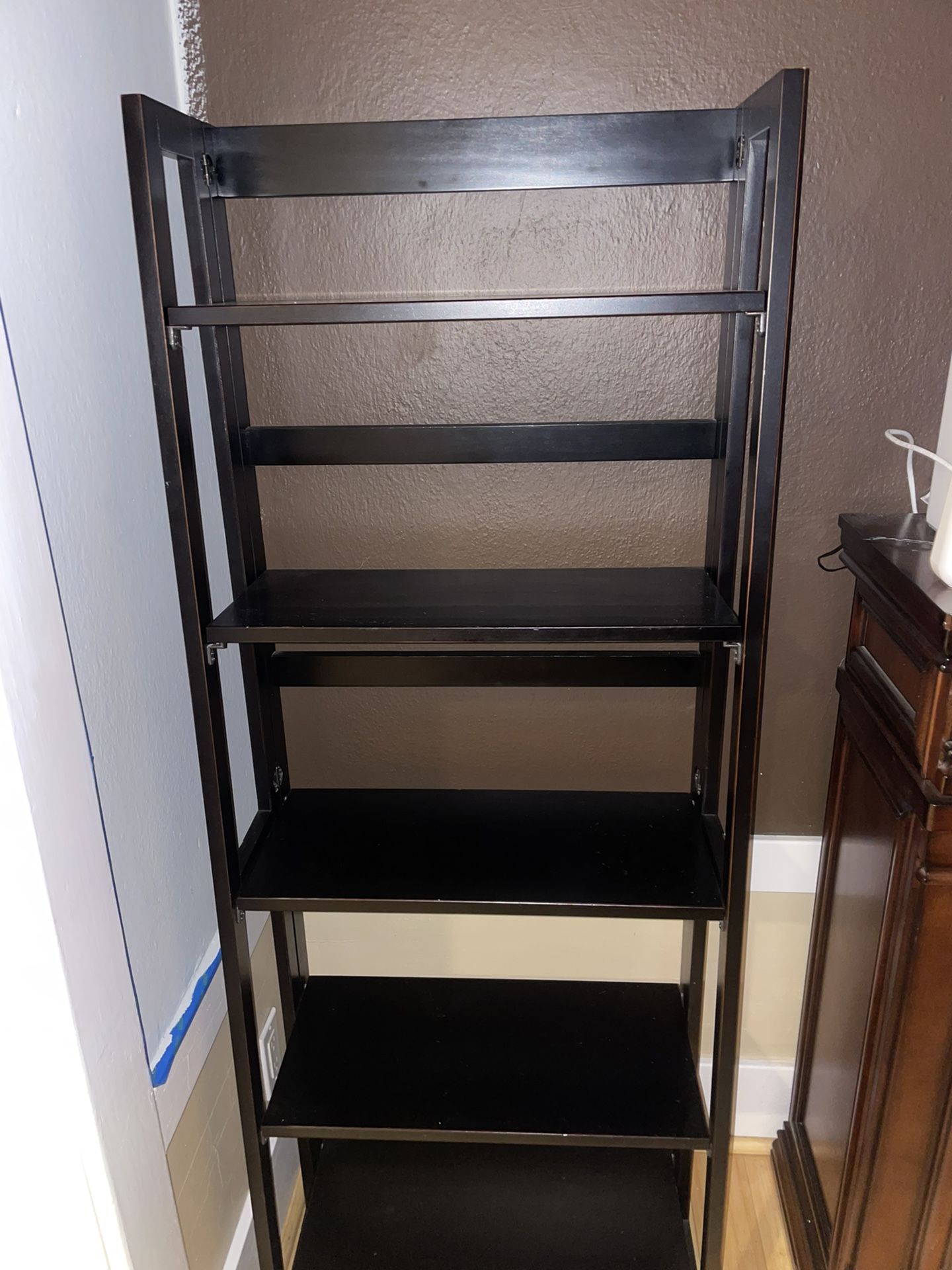 Wood Ladder Shelf