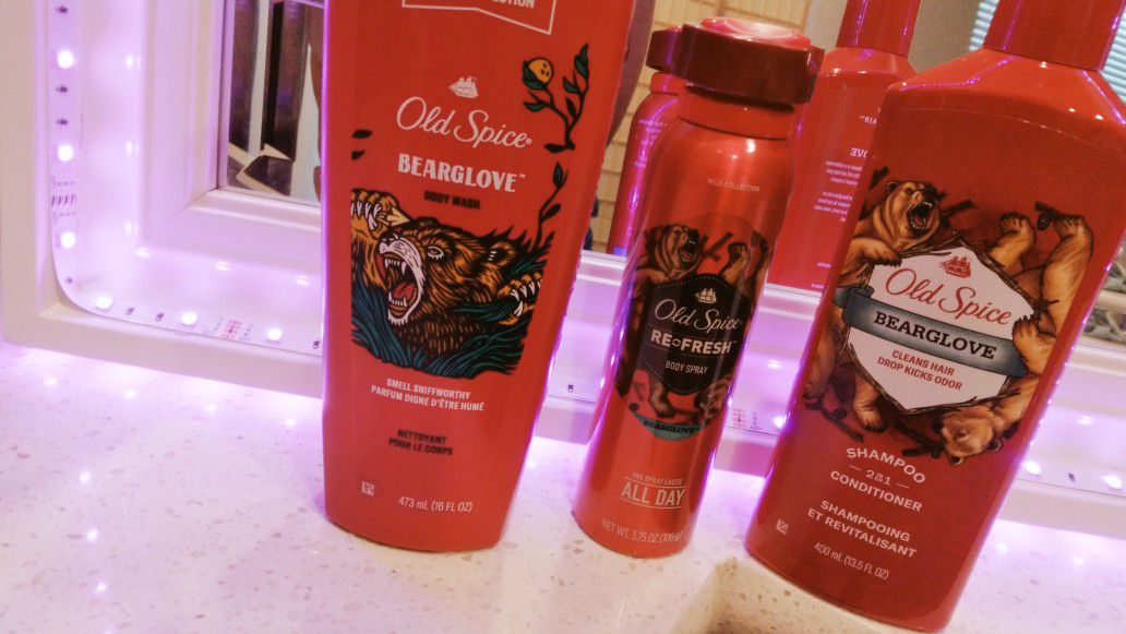 Brand New Matching Old Spice Set