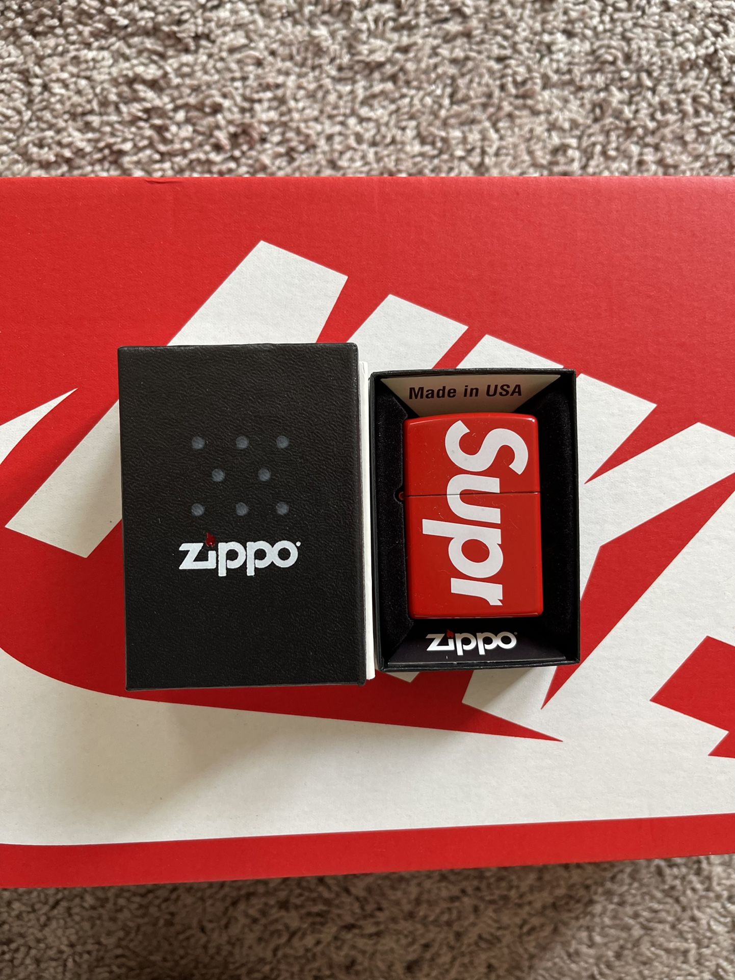 Supreme Zippo Lighter (PRICE IS FIRM)