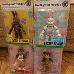 FNAF Easter Complete Collection Funko Action Figure Bundle Lot Thumbnail