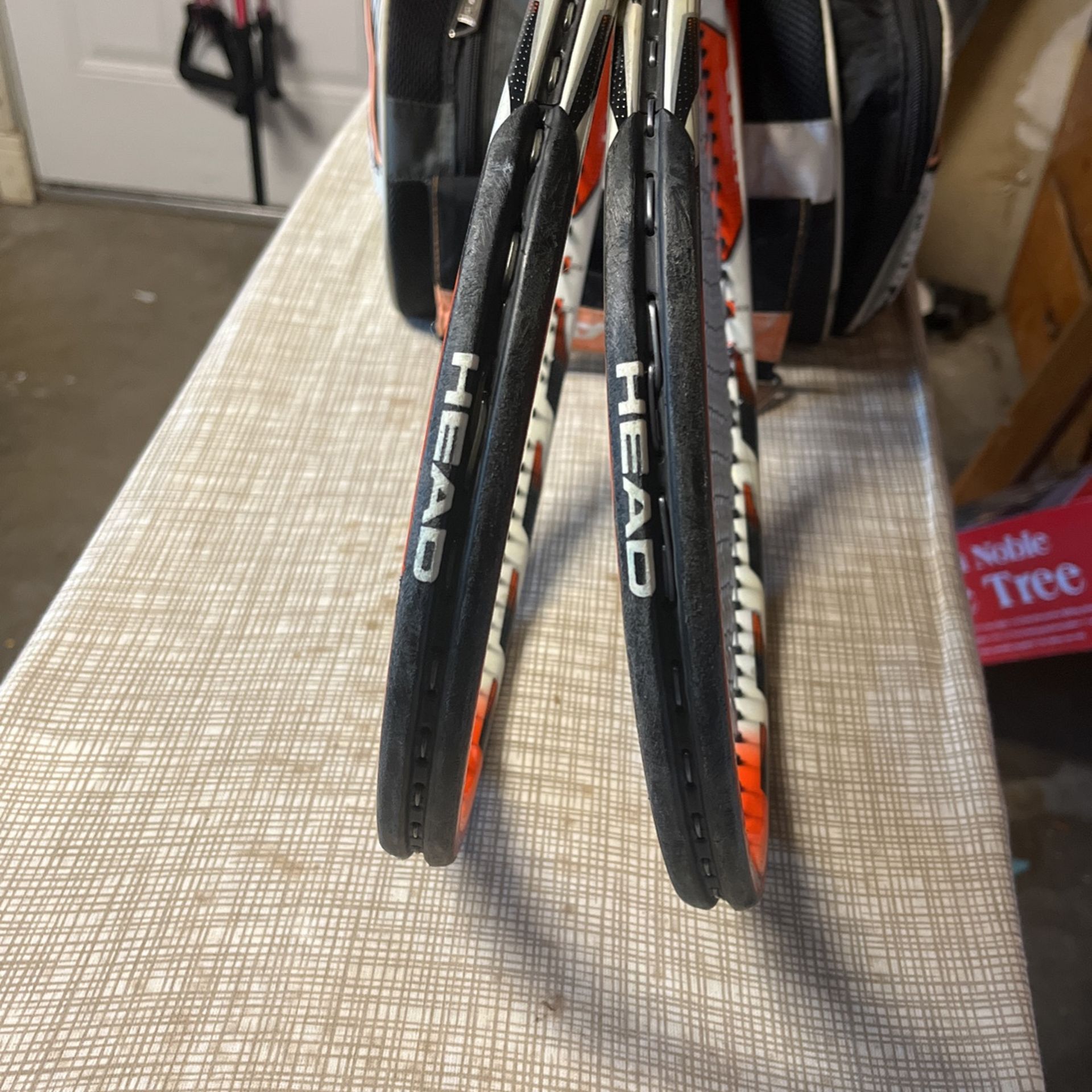 Head Tennis Rackets and Bag