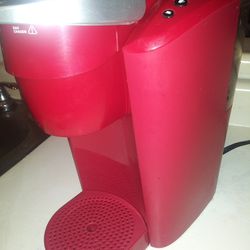 Keurig K Compact Coffee Maker Red W/ Pod Holder & K Cups Thumbnail
