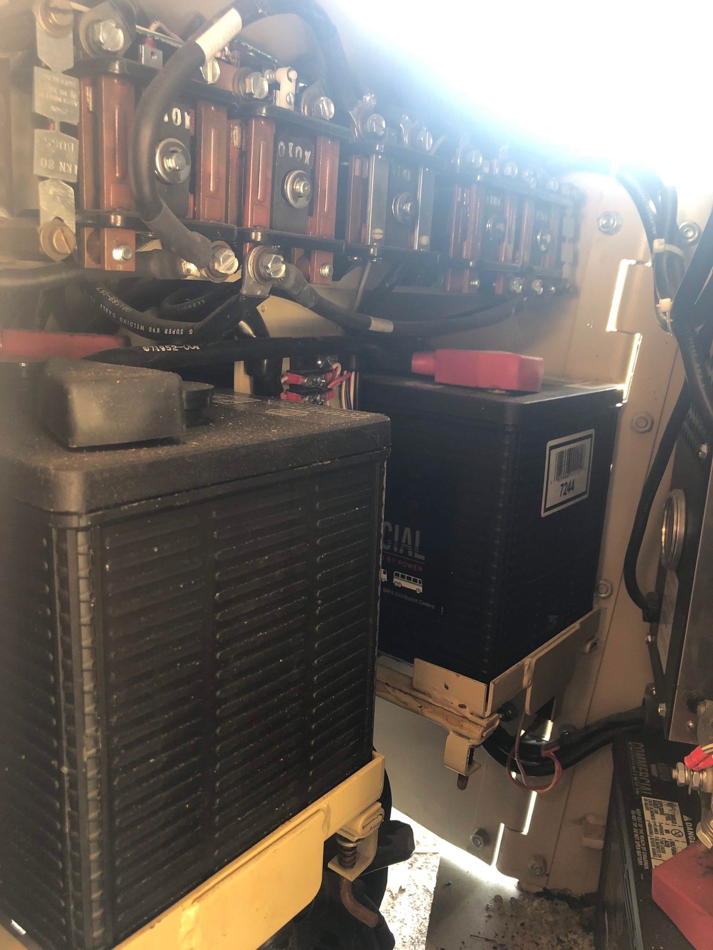 Crown MT20 forklift walk behind stacker
