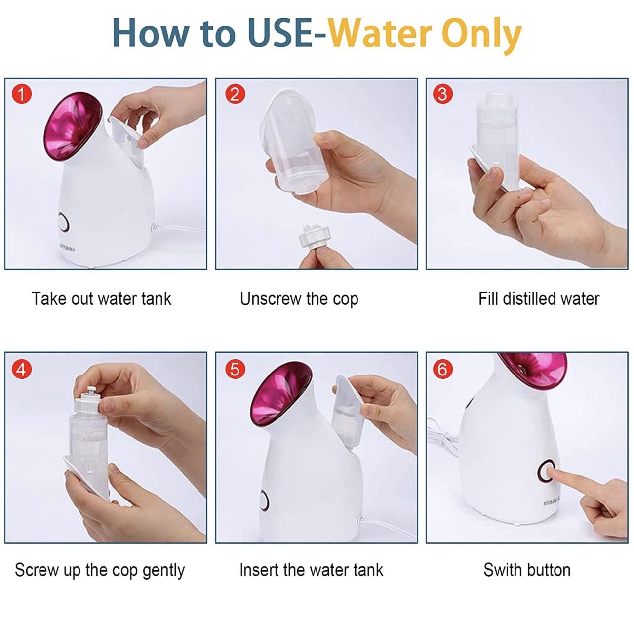 Nano ionic facial steamer new