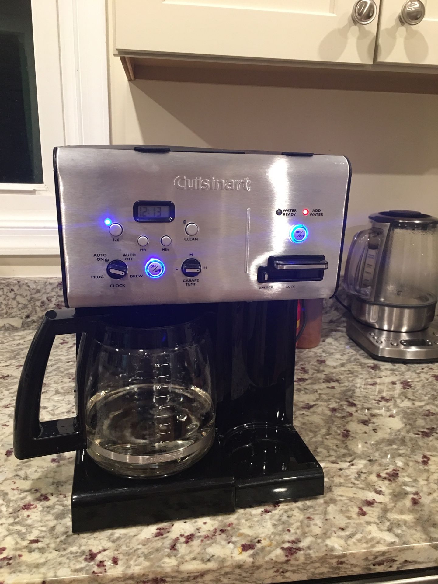 Cuisinart 12 cup Coffee maker/hot water (tea maker/hot chocolate) no