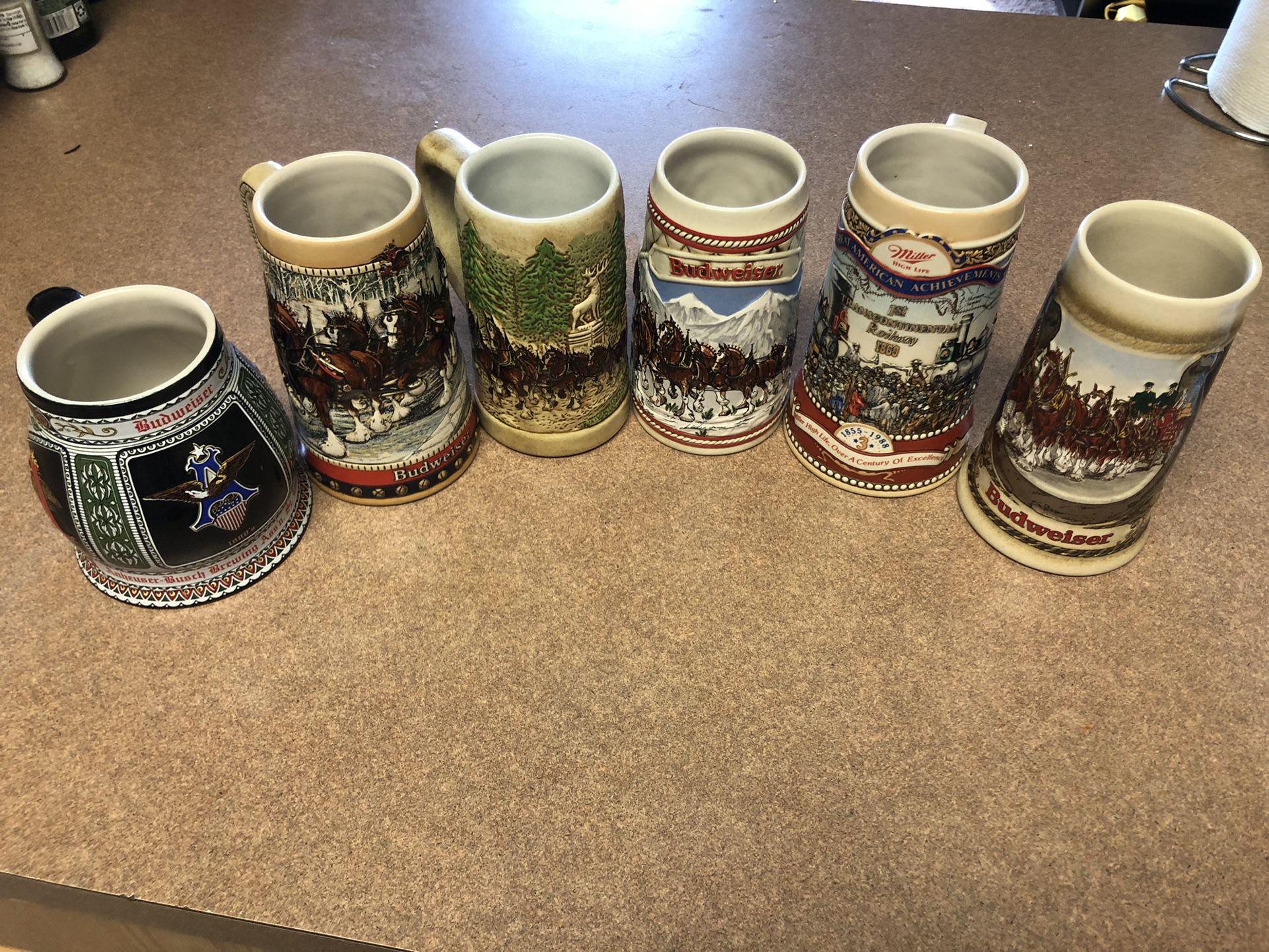 Budweiser Mugs