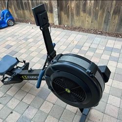 Concept 2 Model D Rower With PM5 Performance Monitor And Low Meters  Thumbnail