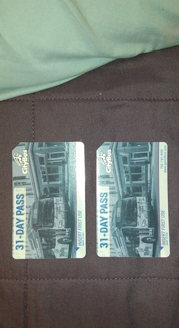 New bus passes