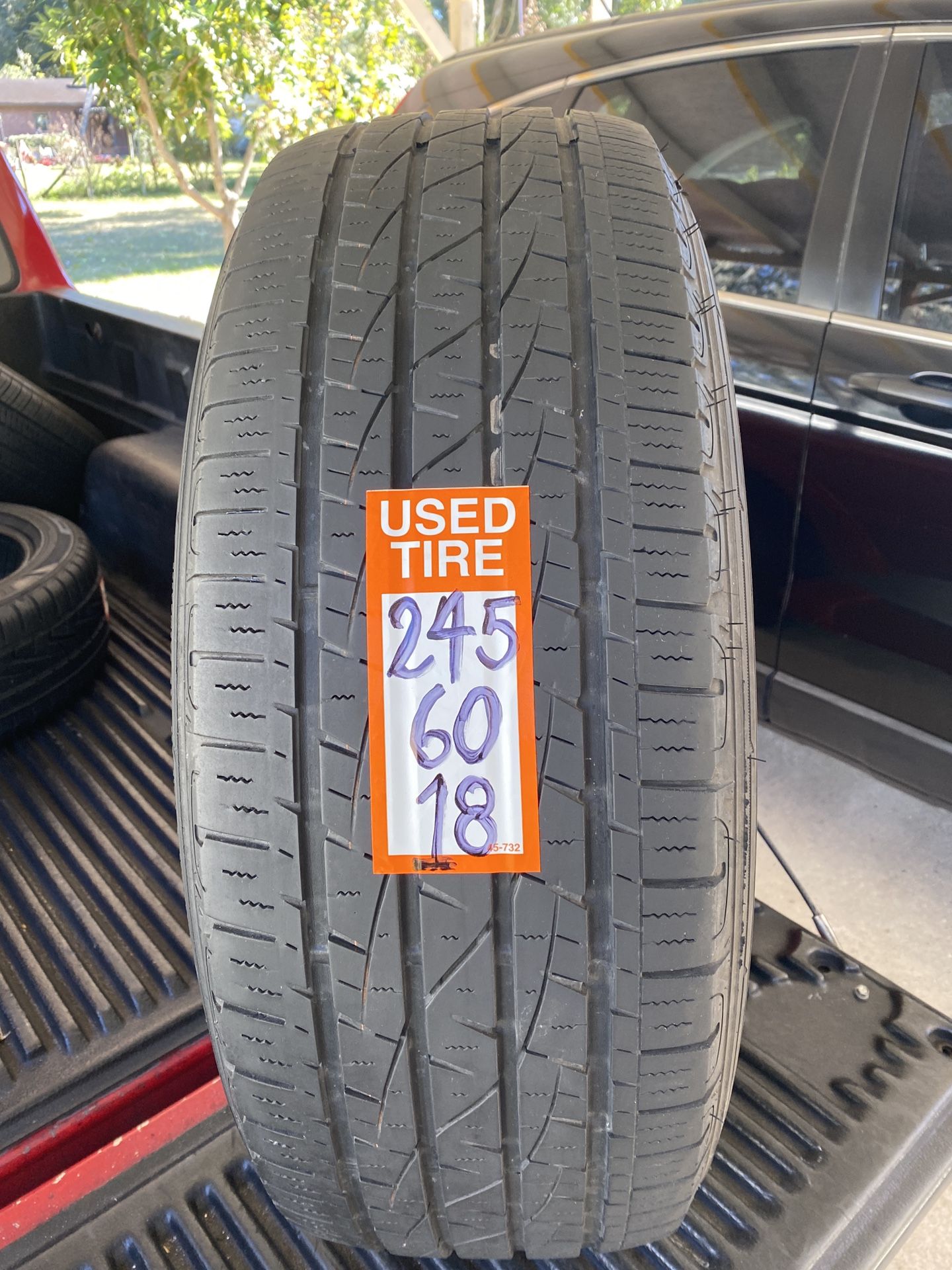 245-60-18 Set 4tires Mix Brand 80%life 2020
