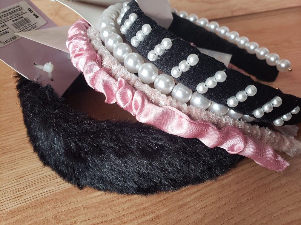 5 Girls Headbands New
