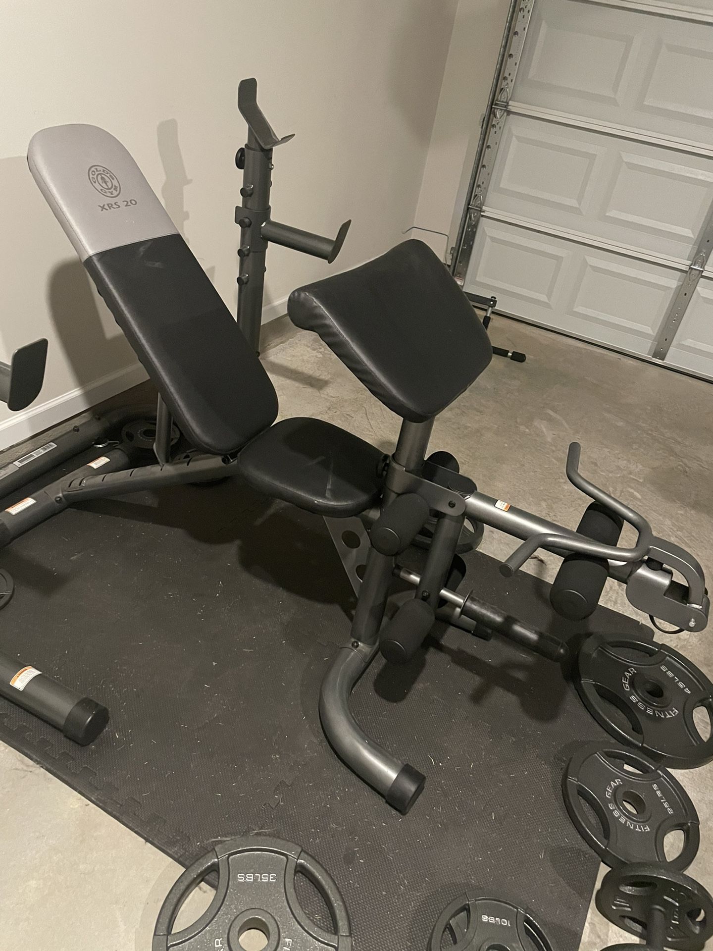 Golds Gym Bench And Squat Rack