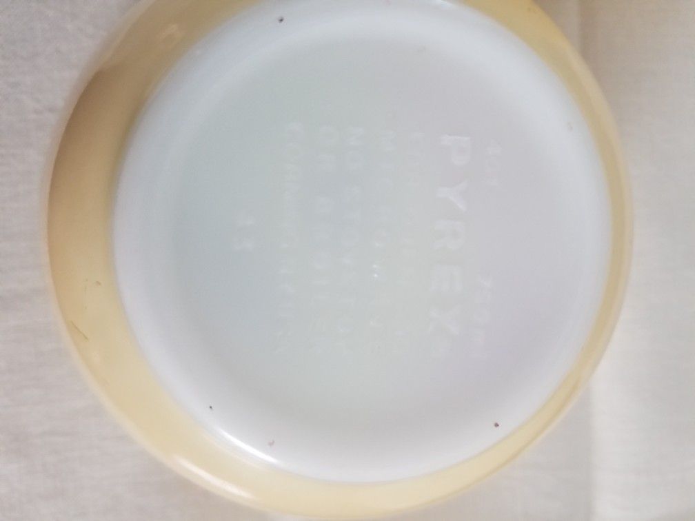 Pyrex Shenendoah Ivy Glass Bowl Set #401 and #402