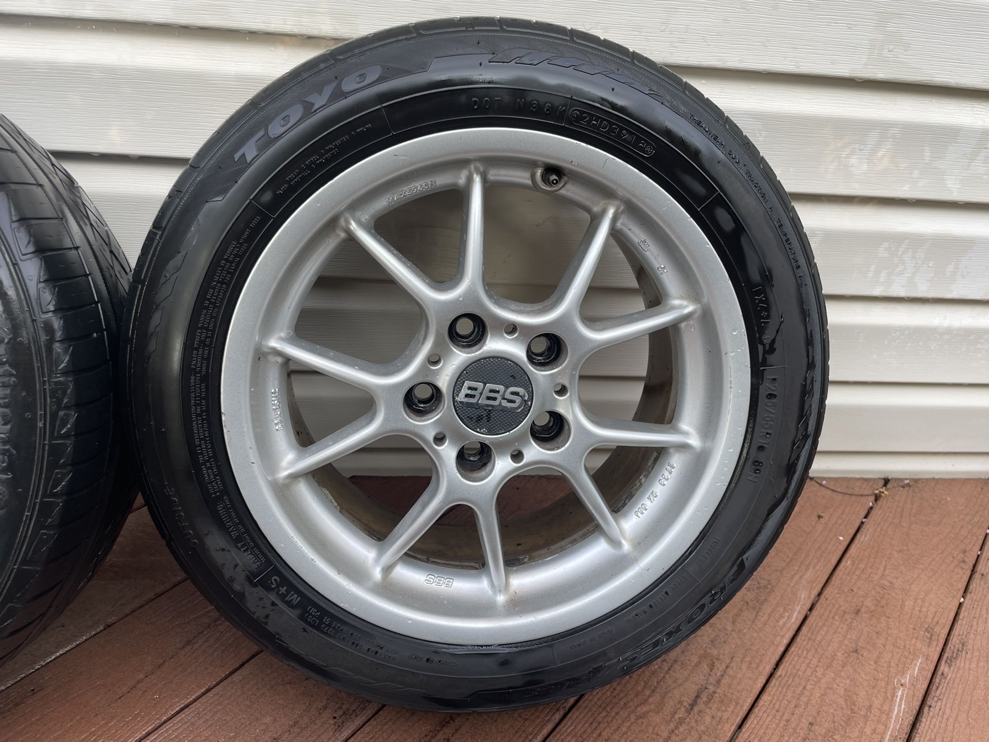 BBS RK 16” X 8 Set Of 4 w/Tires