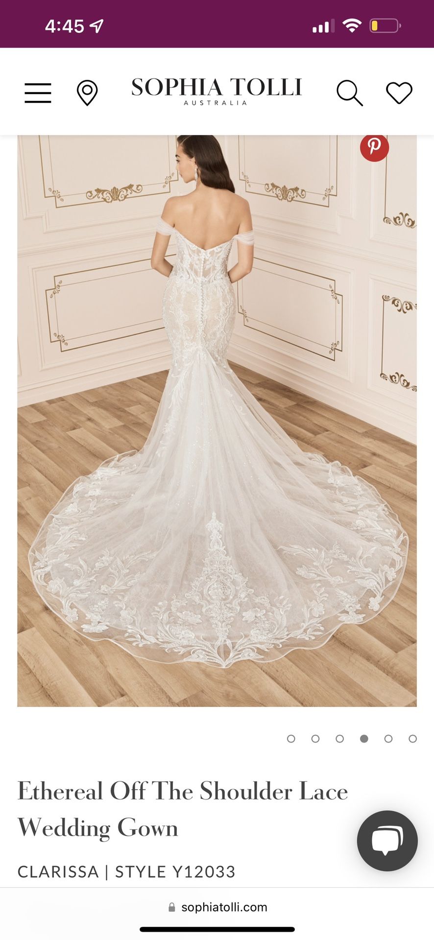 Size 6 Sophia Tolli Wedding Dress